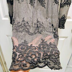 Designer Knitted Lace Tunic Dress made in ITALY